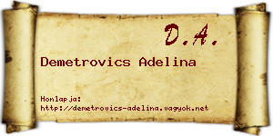 Demetrovics Adelina névjegykártya